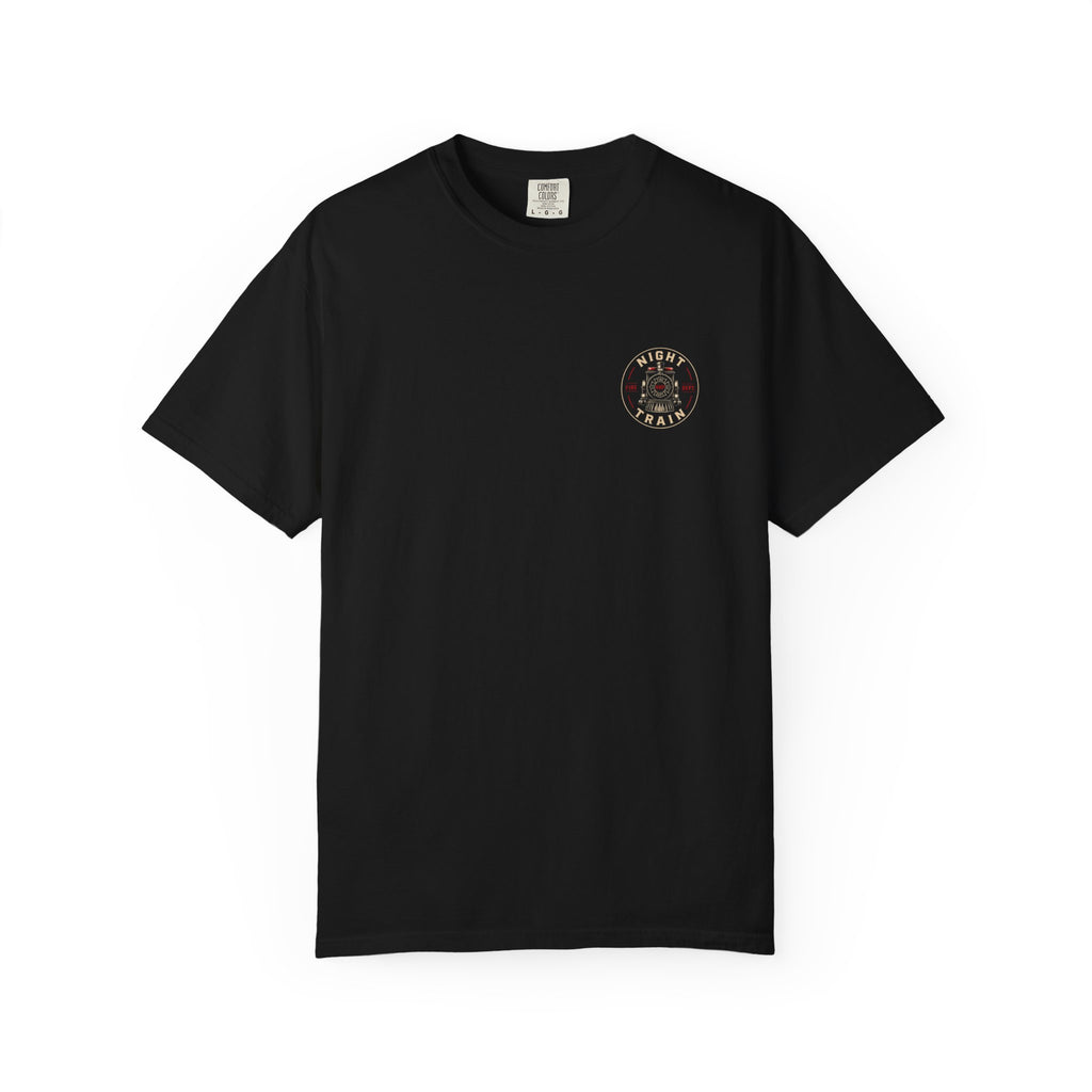 Night Train T-Shirt — Vintage Locomotive Graphic Tee