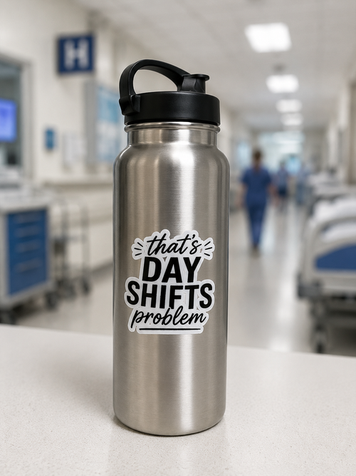 That's Day Shifts Problem Sticker
