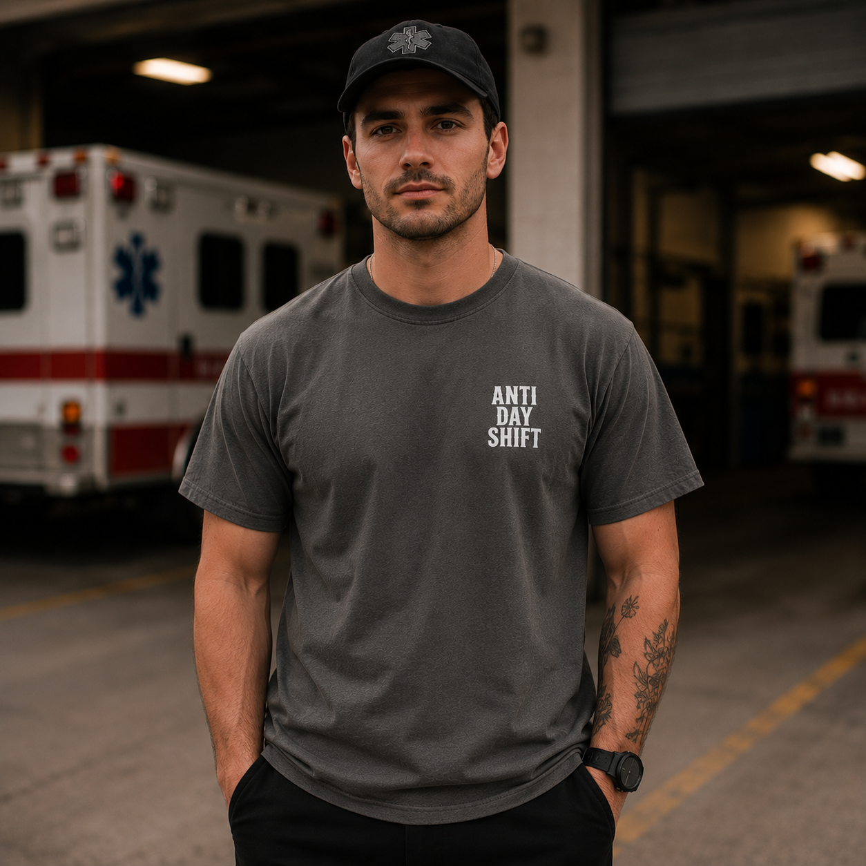While You Sleep We Work - Anti Day Shift Tee